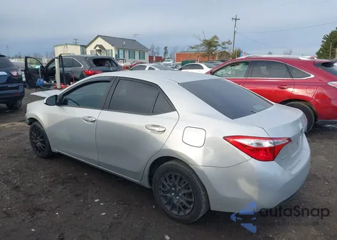 2015 Toyota Corolla Le из США, поврежденный, VIN 5YFBURHE0FP252329